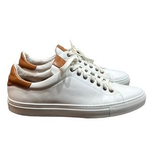 Good Man Brand White Leather Sneakers Size 11